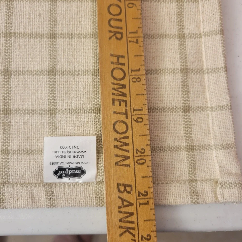 Mud Pie Kitchen Towel Set-3 Multicolor Farmhouse Cow Plaid Buffalo Check  28x21